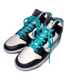 NIKE（ナイキ）の古着「DUNK HI RETRO EMB」｜ブルー×ベージュ