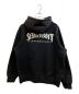 Supreme (シュプリーム) THRASHER (スラッシャー) HOODED SWEATSHIRT ブラック サイズ:L：10000円