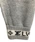 中古・古着 LOUIS VUITTON (ルイ ヴィトン) Arm Logo Cashmere Knit Sweater グレー サイズ:M：50000円