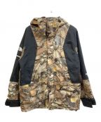 SUPREME×THE NORTH FACEシュプリーム×ザ ノース フェイス）の古着「Mountain Light Jacket Leaves」｜ブラウン×ブラック