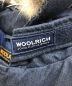 中古・古着 WOOLRICH (ウールリッチ) デニムダウンジャケット インディゴ サイズ:USA M：25000円