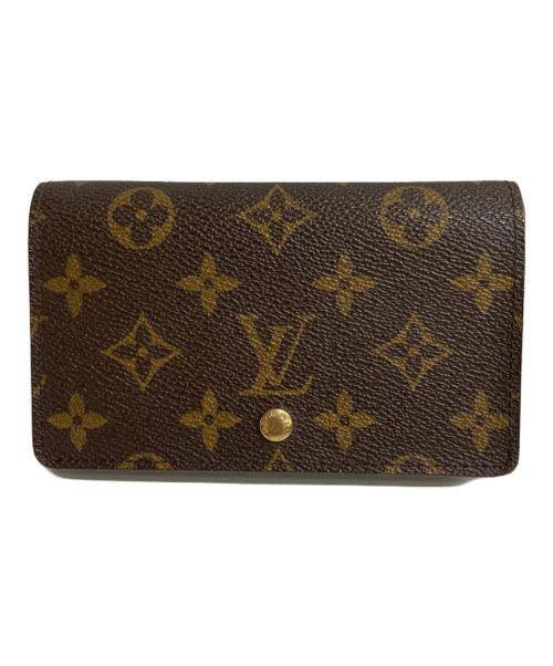 LOUIS VUITTON（ルイ ヴィトン）LOUIS VUITTON (ルイ ヴィトン) ポルトモネ・ビエ・トレゾール ブラウンの古着・服飾アイテム