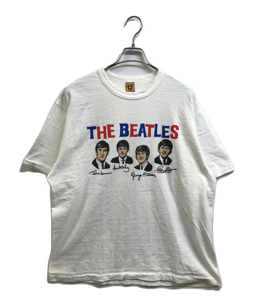 HUMAN MADE（ヒューマンメイド）HUMAN MADE (ヒューマンメイド) THE BEATLES (ビートルズ) プリントTシャツ ホワイト サイズ:3XLの古着・服飾アイテム