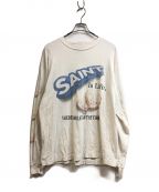 SAINT MICHAELセントマイケル）の古着「HEART CKIE LS TEE」｜ホワイト