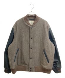 J.PRESS×BEAMS Lights（ジェイプレス×ビームスライト）の古着「【別注】J.PRESS / バーシティジャケット」｜ブラウン