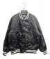 A BATHING APE（アベイシングエイプ）の古着「Tonal Solid Camo Padded Varsity Jacket」｜ブラック