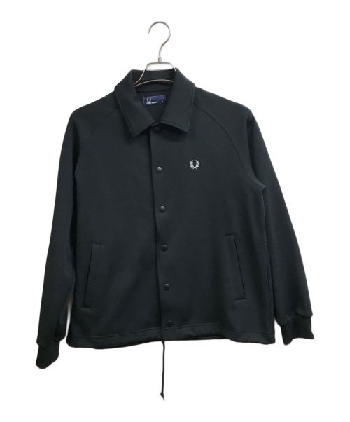 FRED PERRY（フレッドペリー）FRED PERRY (フレッドペリー) ジャージコーチジャケット ブラック サイズ:XSの古着・服飾アイテム