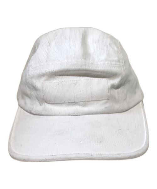 SUPREME（シュプリーム）Supreme (シュプリーム) MM6 Maison Margiela (エムエムシックス メゾンマルジェラ) PAINTED CAMP CAP ホワイトの古着・服飾アイテム