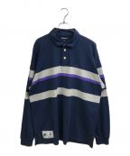 DESCENDANTディセンダント）の古着「PUBA POLO LS」｜ネイビー