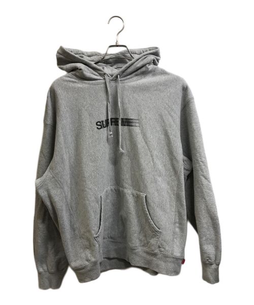 SUPREME（シュプリーム）SUPREME (シュプリーム) motion logo hooded Sweatshirt グレー サイズ:Lの古着・服飾アイテム