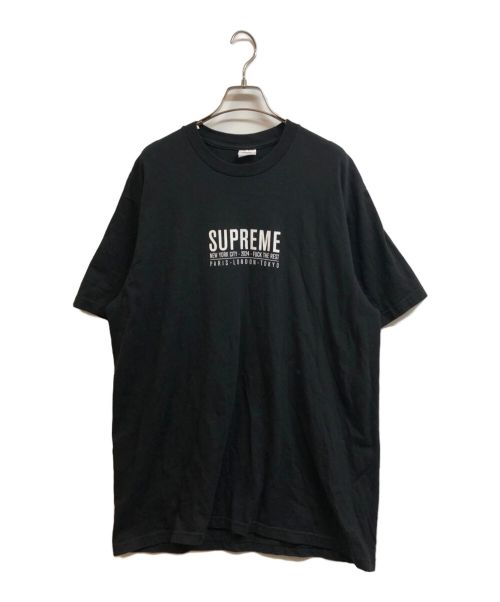 SUPREME（シュプリーム）Supreme (シュプリーム) paris tee ブラック サイズ:Lの古着・服飾アイテム