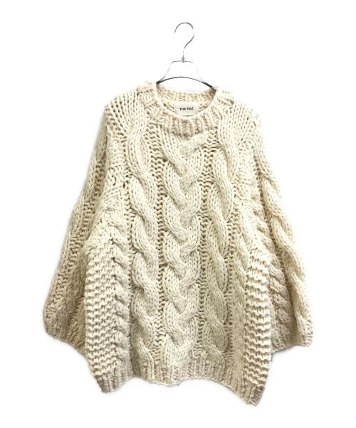 THE TOE（ザ トー）THE TOE (ザ トー) MARAIS HANDMADE KNIT ホワイト サイズ:Freeの古着・服飾アイテム