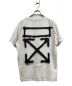 OFFWHITE (オフホワイト) スプレー プリンティング プリント アロー Tシャツ ホワイト サイズ:XXL：10000円