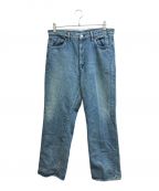 KAPTAIN SUNSHINEキャプテンサンシャイン）の古着「Skate Shoecut Denim Pants」｜ブルー