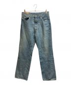 KAPTAIN SUNSHINEキャプテンサンシャイン）の古着「Skate Shoecut Denim Pants(VINTAGE WASH)」｜ブルー