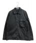 STONE ISLAND（ストーンアイランド）の古着「OLD EFFECT CANVAS OVERSHIRT」｜ブラック