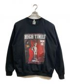 WACKO MARIAワコマリア）の古着「HIGH TIMES SWEAT SHIRT」｜ブラック