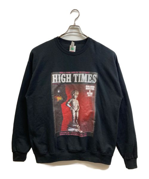 WACKO MARIA（ワコマリア）WACKO MARIA (ワコマリア) HIGH TIMES SWEAT SHIRT ブラック サイズ:XLの古着・服飾アイテム