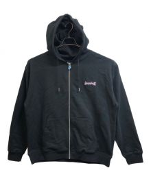 SUPPLIER×LHP（サプライヤー×エルエイチピー）の古着「別注Cross Leather Zip Hoodie」｜ブラック