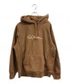 SUPREMEシュプリーム）の古着「Classic Script Hooded」｜ブラウン