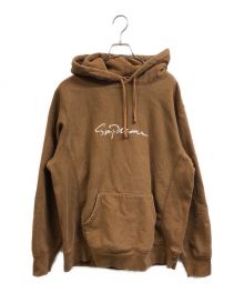 SUPREME（シュプリーム）の古着「Classic Script Hooded」｜ブラウン