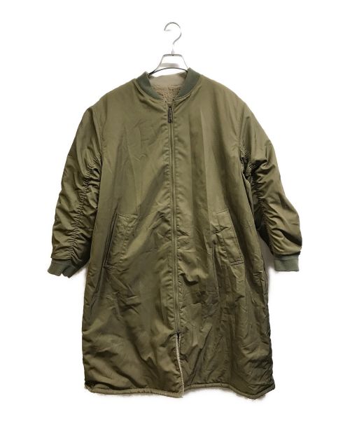 LE GLAZIK（ル グラジック）LE GLAZIK (ル グラジック) MA-1 LONG COAT カーキ サイズ:36の古着・服飾アイテム