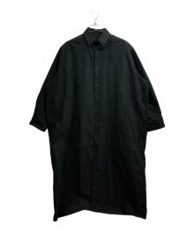 th products（ティーエイチプロダクツ）の古着「Long Shirt Coat」｜ブラック