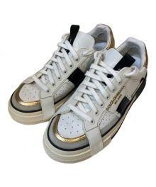 DOLCE & GABBANA（ドルチェ＆ガッバーナ）の古着「2ZERO CUSTOM SNEAKERS」｜ホワイト