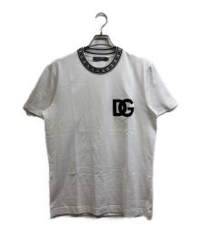 DOLCE & GABBANA（ドルチェ＆ガッバーナ）の古着「ラウンドネックTシャツ」｜ホワイト