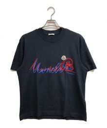 MONCLER（モンクレール）の古着「ロゴＴシャツ」｜ネイビー