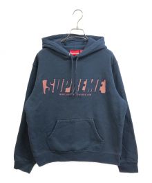 SUPREME（シュプリーム）の古着「Reflective Cutout Hooded Sweatshirt」｜ネイビー