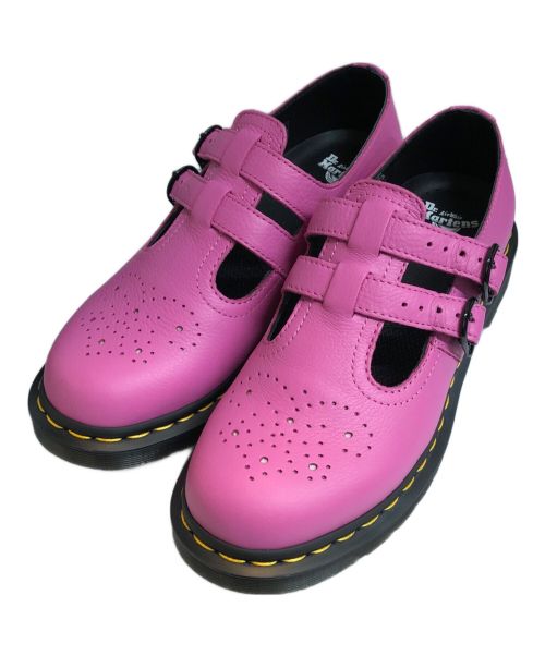 Dr.Martens（ドクターマーチン）Dr.Martens (ドクターマーチン) 8065メリージェーンシューズ ピンク サイズ:UK6の古着・服飾アイテム