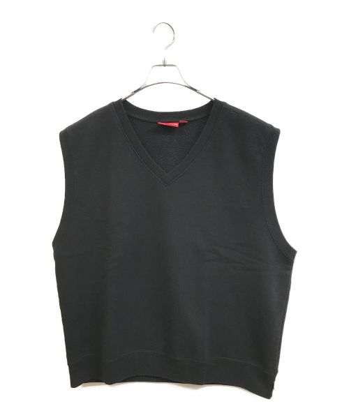 SUPREME（シュプリーム）Supreme (シュプリーム) 23SS SWEAT Shirt Vest ブラック サイズ:XLの古着・服飾アイテム