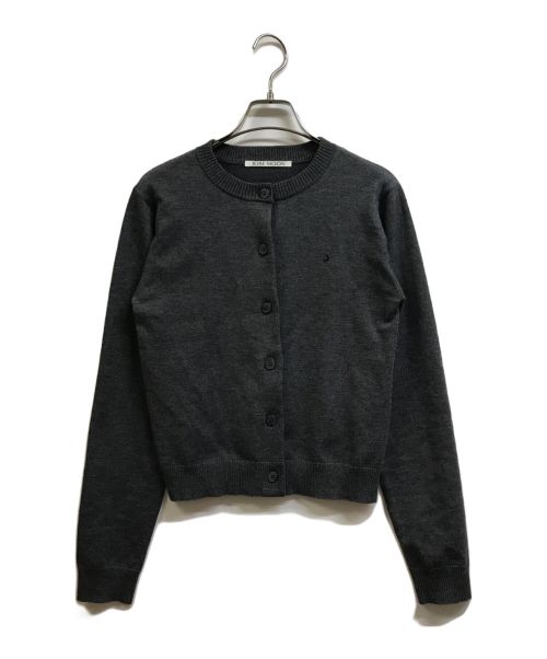 JOSE MOON（ジョゼムーン）jose moon (ジョゼムーン) BASIC KNIT CARDIGAN/ベーシックニットカーディガン グレー サイズ:Fの古着・服飾アイテム