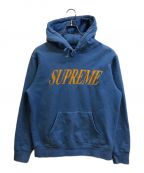 SUPREMEシュプリーム）の古着「Crossover Hooded Sweatshits」｜ブルー