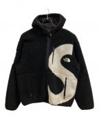 THE NORTH FACE×SUPREMEザ ノース フェイス×シュプリーム）の古着「Logo Hoodie Fleece Jacket」｜ブラック