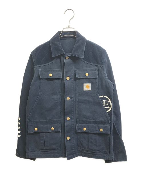 CarHartt（カーハート）CarHartt (カーハート) uniform experiment (ユニフォームエクスペリメント) HUNTING JACKET ブルー サイズ:1の古着・服飾アイテム