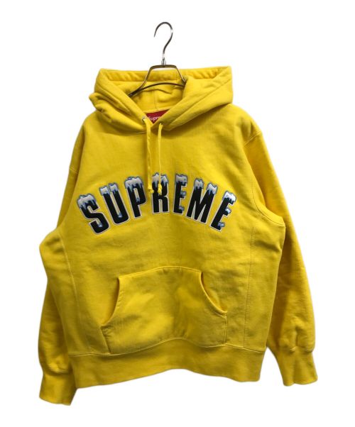 SUPREME（シュプリーム）Supreme (シュプリーム) icy arc hooded sweatshirt イエロー サイズ:SMALLの古着・服飾アイテム