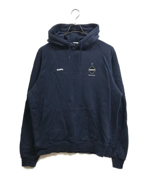 F.C.R.B.（エフシーアールビー）F.C.R.B. (エフシーアールビー) EMBLEM HOODIE SOPH. ネイビー サイズ:XLの古着・服飾アイテム