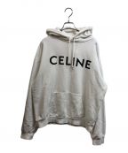 CELINEセリーヌ）の古着「ルーズ フーディー / コットンフリース」｜ホワイト