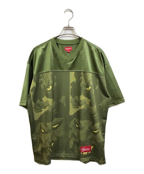 SUPREME（シュプリーム）SUPREME (シュプリーム) RONIN FOOTBALL JERSEY グリーン サイズ:Lの古着・服飾アイテム