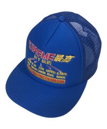 SUPREME（シュプリーム）の古着「TRANSPORT MESH BACK 5-PANEL」｜ブルー