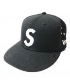 New Era×SUPREMEニューエラ×シュプリーム）の古着「キャップ」｜ブラック