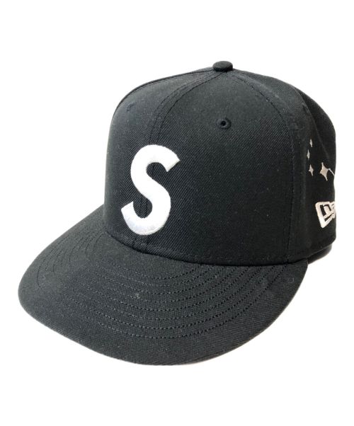 New Era（ニューエラ）New Era (ニューエラ) Supreme (シュプリーム) キャップ ブラックの古着・服飾アイテム