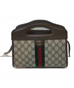 GUCCIグッチ）の古着「GGスプリームハンドバッグ」｜ベージュ