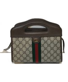 GUCCI（グッチ）の古着「GGスプリームハンドバッグ」｜ベージュ