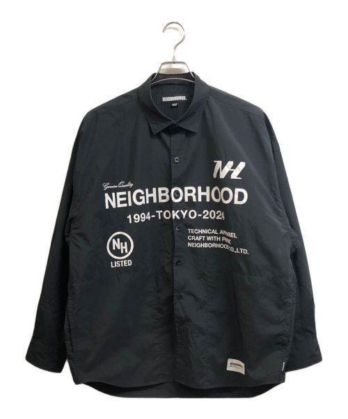 NEIGHBORHOOD（ネイバーフッド）NEIGHBORHOOD (ネイバーフッド) OVER SHIRT LS ブラック サイズ:Mの古着・服飾アイテム