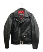 Schottショット）の古着「ONESTAR RIDERS LEATHER JACKET」｜ブラック