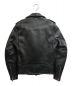 Schott (ショット) ONESTAR RIDERS LEATHER JACKET ブラック サイズ:34：70000円