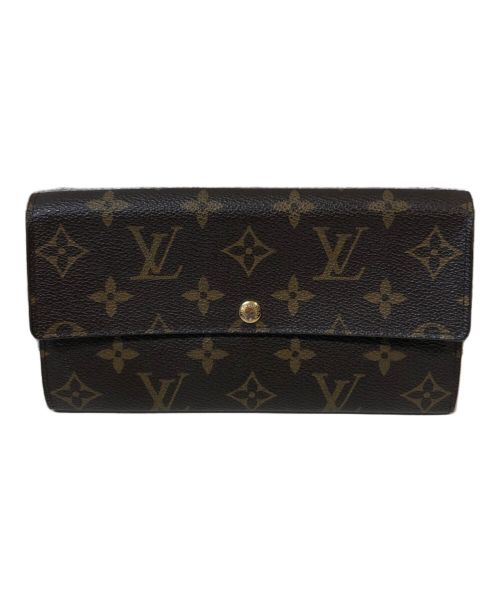 LOUIS VUITTON（ルイ ヴィトン）LOUIS VUITTON (ルイ ヴィトン) ポルトフォイユ・サラ ブラウンの古着・服飾アイテム